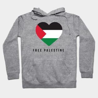 Free Palestine Love Hoodie